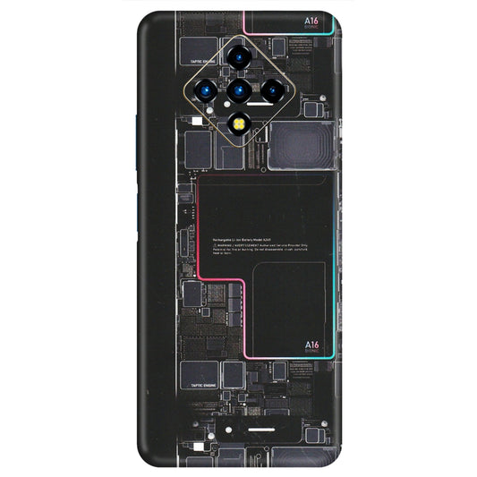 INFINIX Phone Skins (All Models) - Motherboard Circuit Layout - Matte Finish (M-117) Infinix Zero 8i