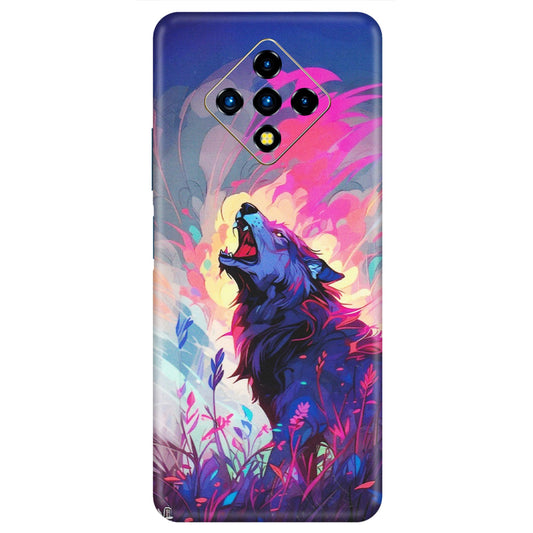 INFINIX Phone Skins (All Models) - New Wild Wolf Abstract - Matte Finish (M-125) Infinix Zero 8i
