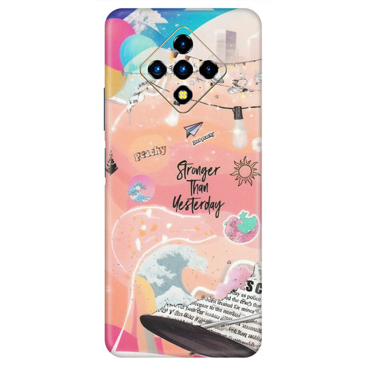INFINIX Phone Skins (All Models) - Stronger Then Yesterday - Matte Finish (M-128) Infinix Zero 8i