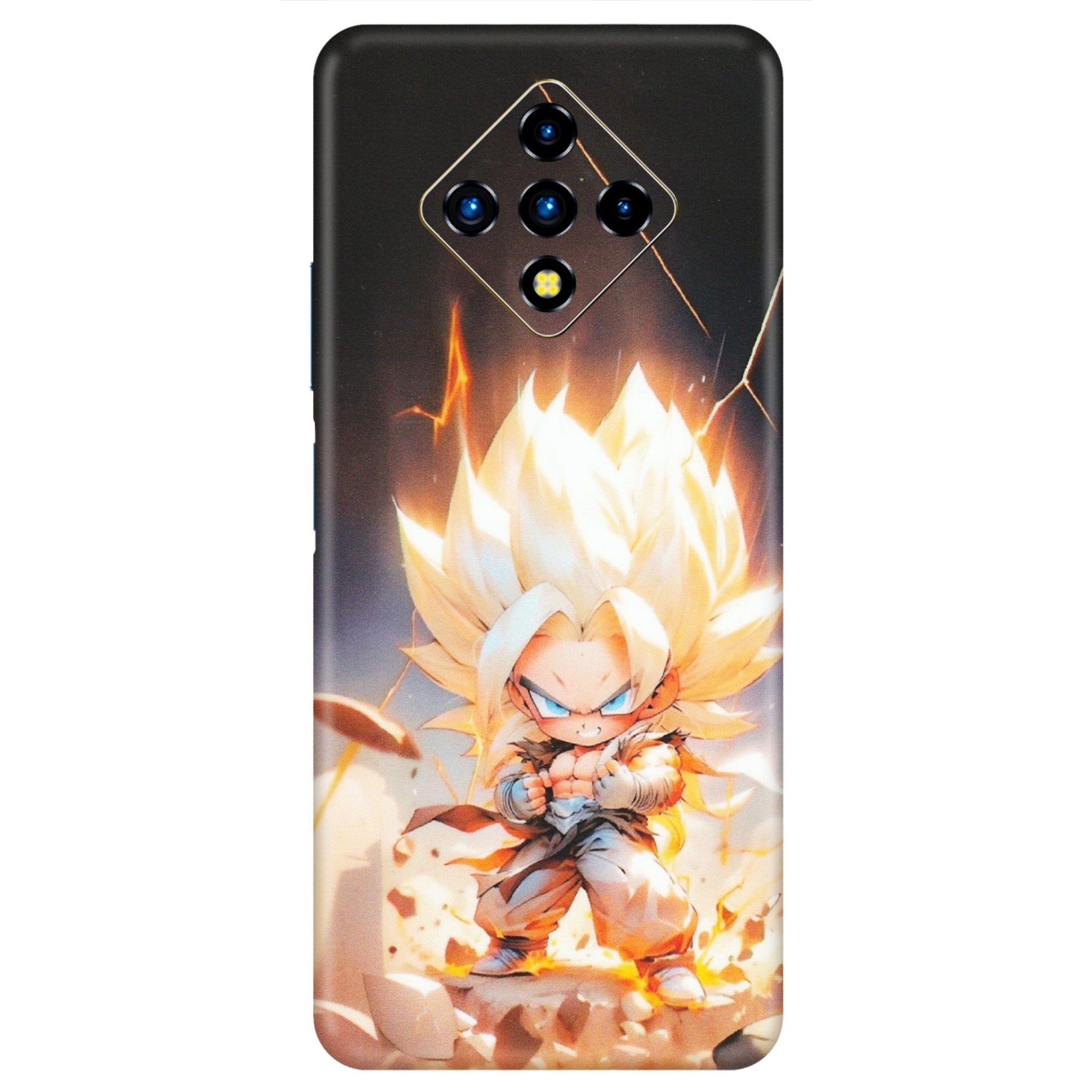 INFINIX Phone Skins (All Models) - Goku Dragon Cute Anime - Matte Finish (M-131) Infinix Zero 8i