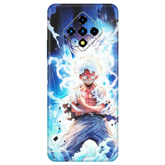 INFINIX Phone Skins (All Models) - Blue Thunder Luffy Anime - Matte Finish (M-132) Infinix Zero 8i