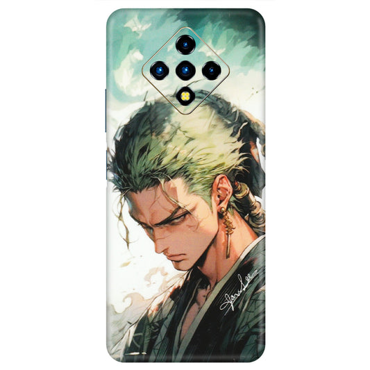 INFINIX Phone Skins (All Models) - New Roronoa Zoro One Picece Anime - Matte Finish (M-140) Infinix Zero 8i