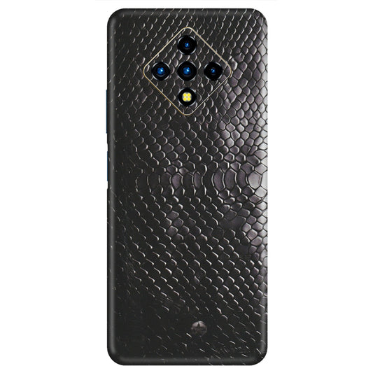 INFINIX Phone Skins (All Models) - Black Snack Leather - Matte Finish (M-147) Infinix Zero 8i