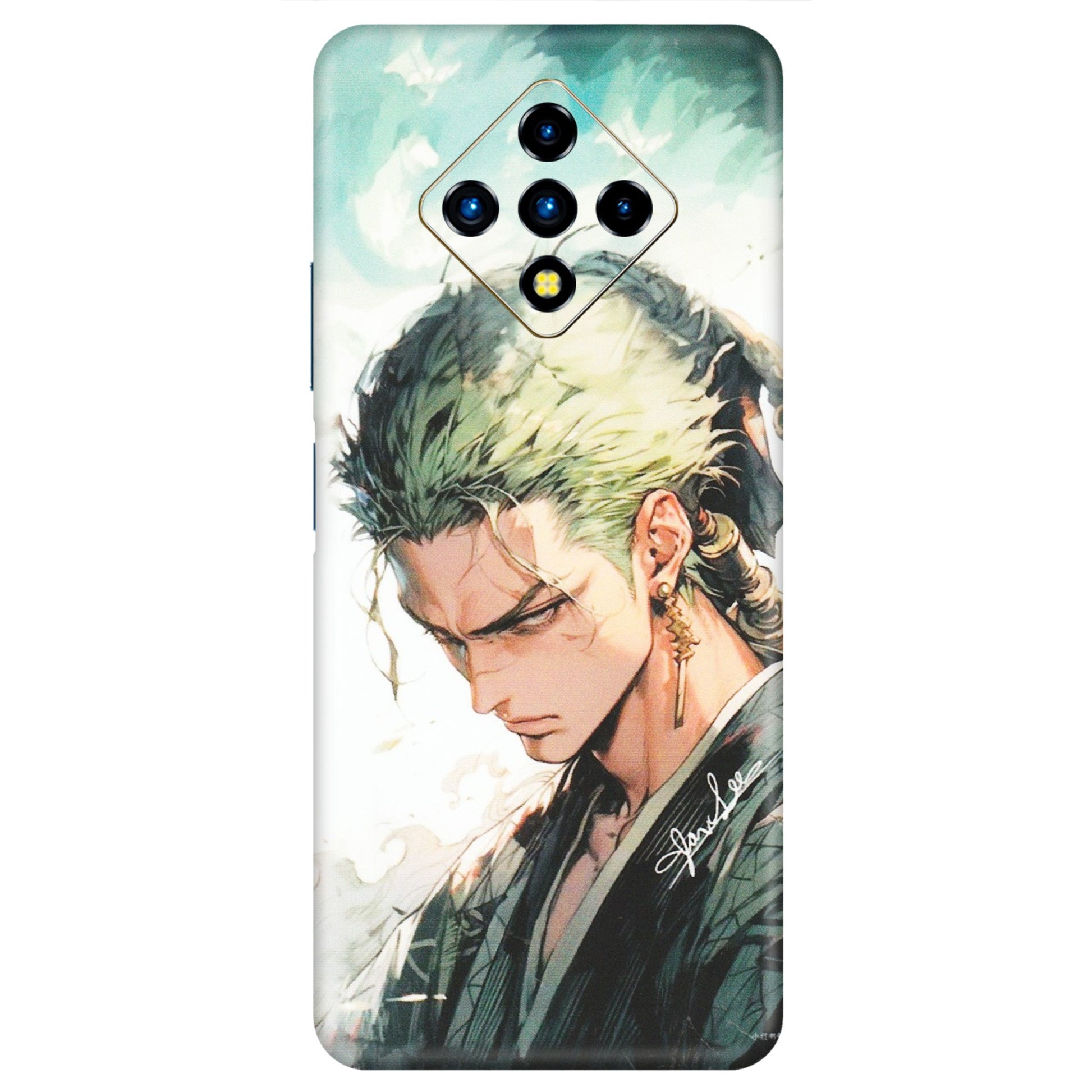 INFINIX Phone Skins (All Models) - Pirate Hunter One Piece Anime - Matte Finish (M-157) Infinix Zero 8i