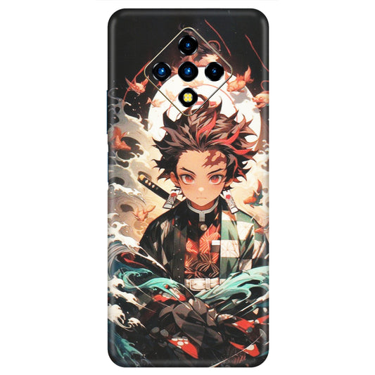 INFINIX Phone Skins (All Models) - Tanjiro Demon Slayer Anime - Matte Finish (M-158) Infinix Zero 8i