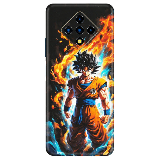 INFINIX Phone Skins (All Models) - Goku Transformation Anime - Matte Finish (M-159) Infinix Zero 8i
