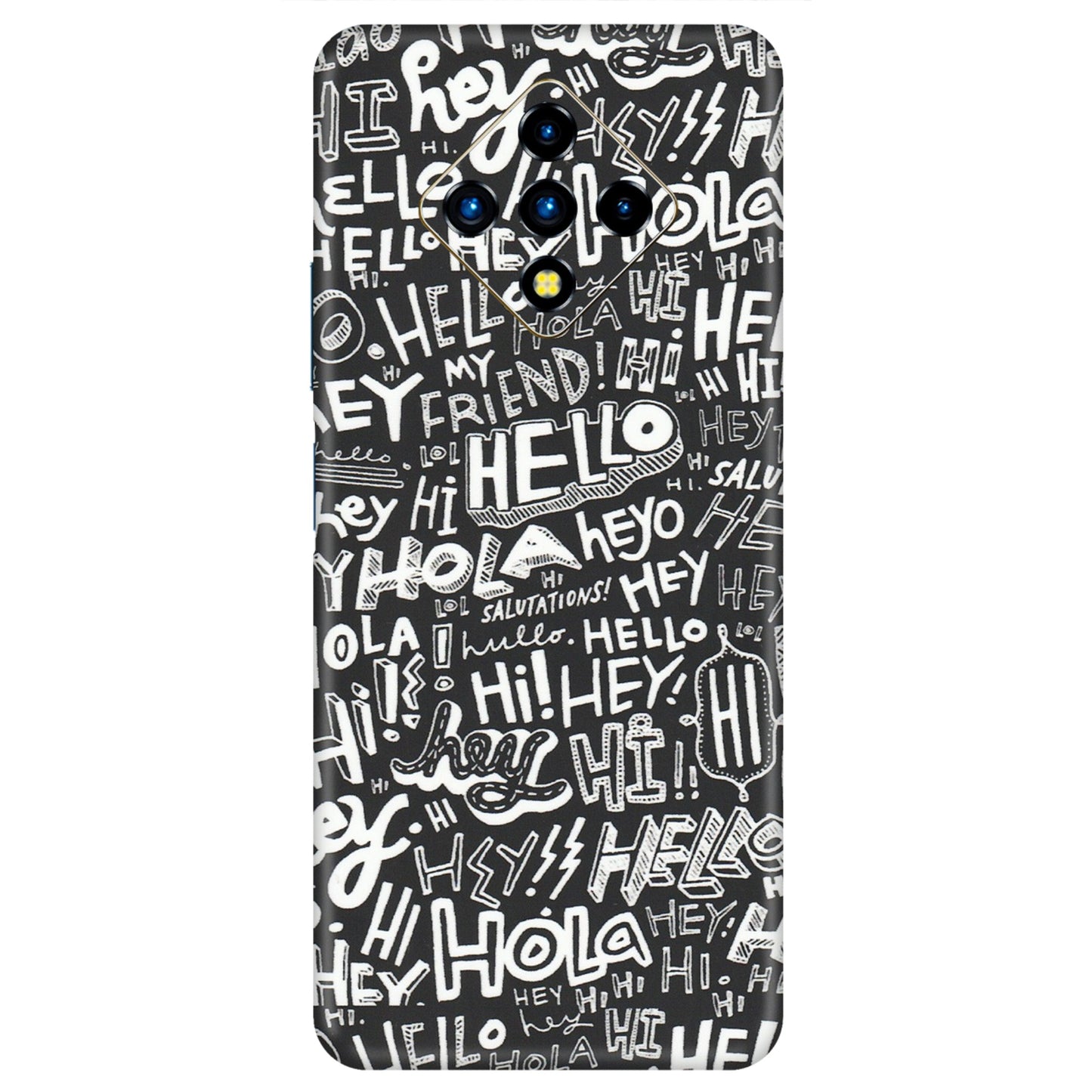INFINIX Phone Skins (All Models) - Hi Hello Doodles - Matte Finish (M-25) Infinix Zero 8i