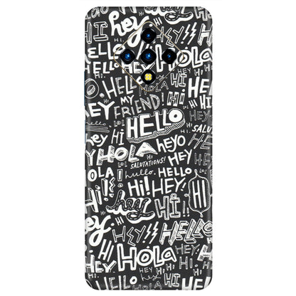 INFINIX Phone Skins (All Models) - Hi Hello Doodles - Matte Finish (M-25) Infinix Zero 8i