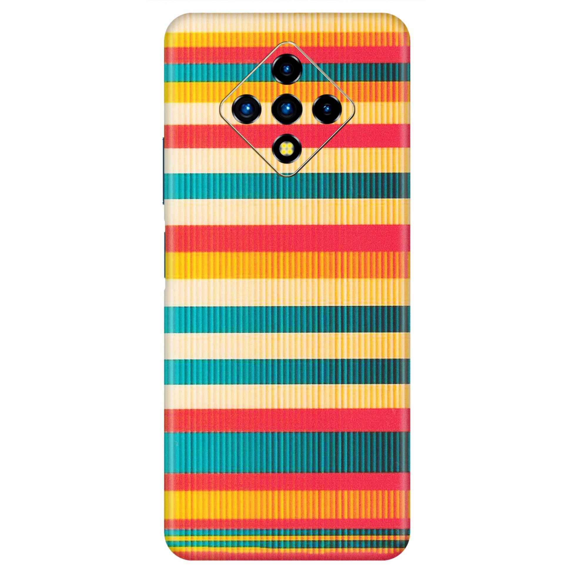 INFINIX Phone Skins (All Models) - Colourful Stripes Soothing Effect - Matte Finish (M-86) Infinix Zero 8i