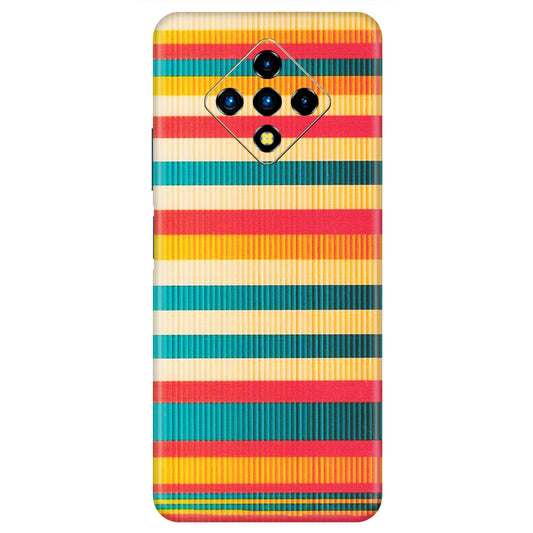 INFINIX Phone Skins (All Models) - Colourful Stripes Soothing Effect - Matte Finish (M-86) Infinix Zero 8i