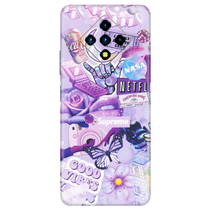 INFINIX Phone Skins (All Models) - Supreme Purple Magic - Matte Finish (M-88) Infinix Zero 8i