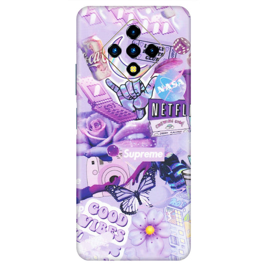 INFINIX Phone Skins (All Models) - Supreme Purple Magic - Matte Finish (M-88) Infinix Zero 8i