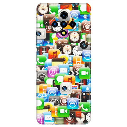 INFINIX Phone Skins (All Models) - All Apple Icons - Matte Finish (M-93) Infinix Zero 8i