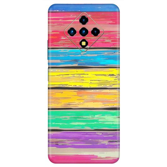INFINIX Phone Skins (All Models) - Multi Colour Wooden Wall - Matte Finish (M-96) Infinix Zero 8i