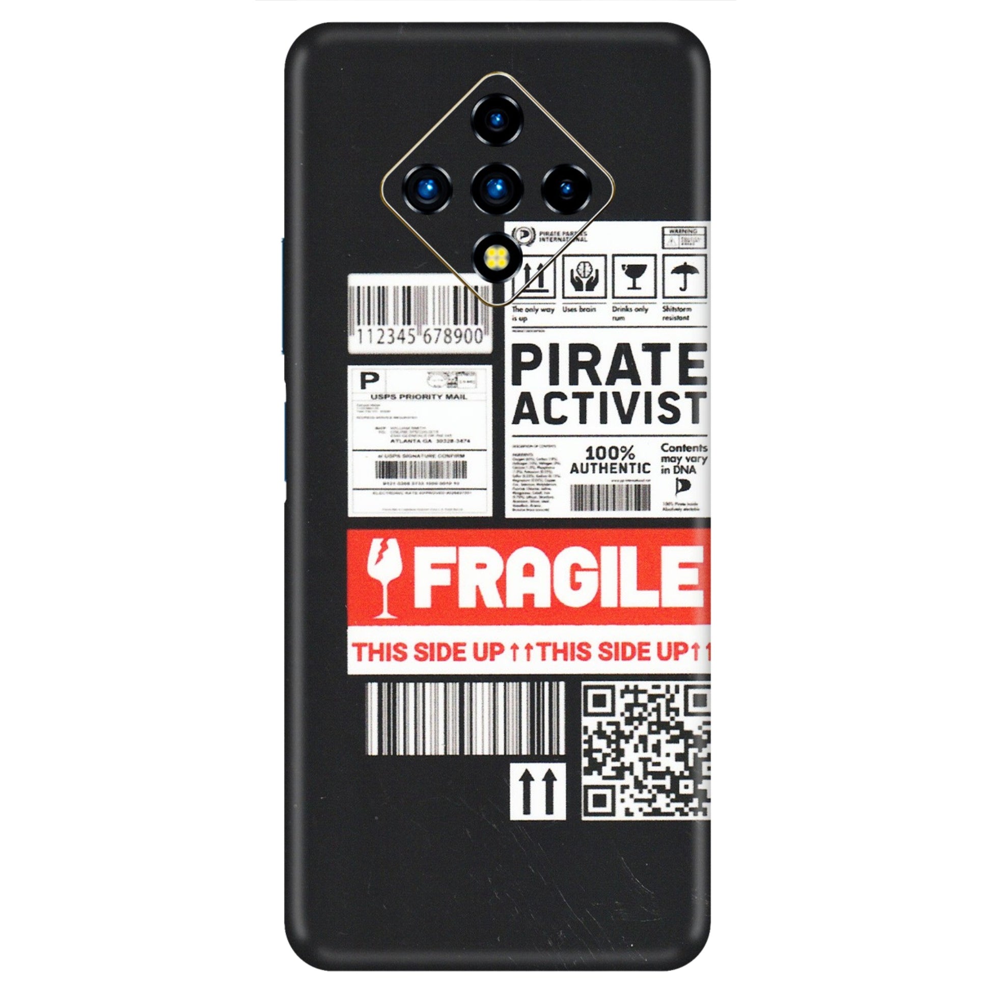 INFINIX Phone Skins (All Models) - Handle With Care - Matte Finish (M-99) Infinix Zero 8i