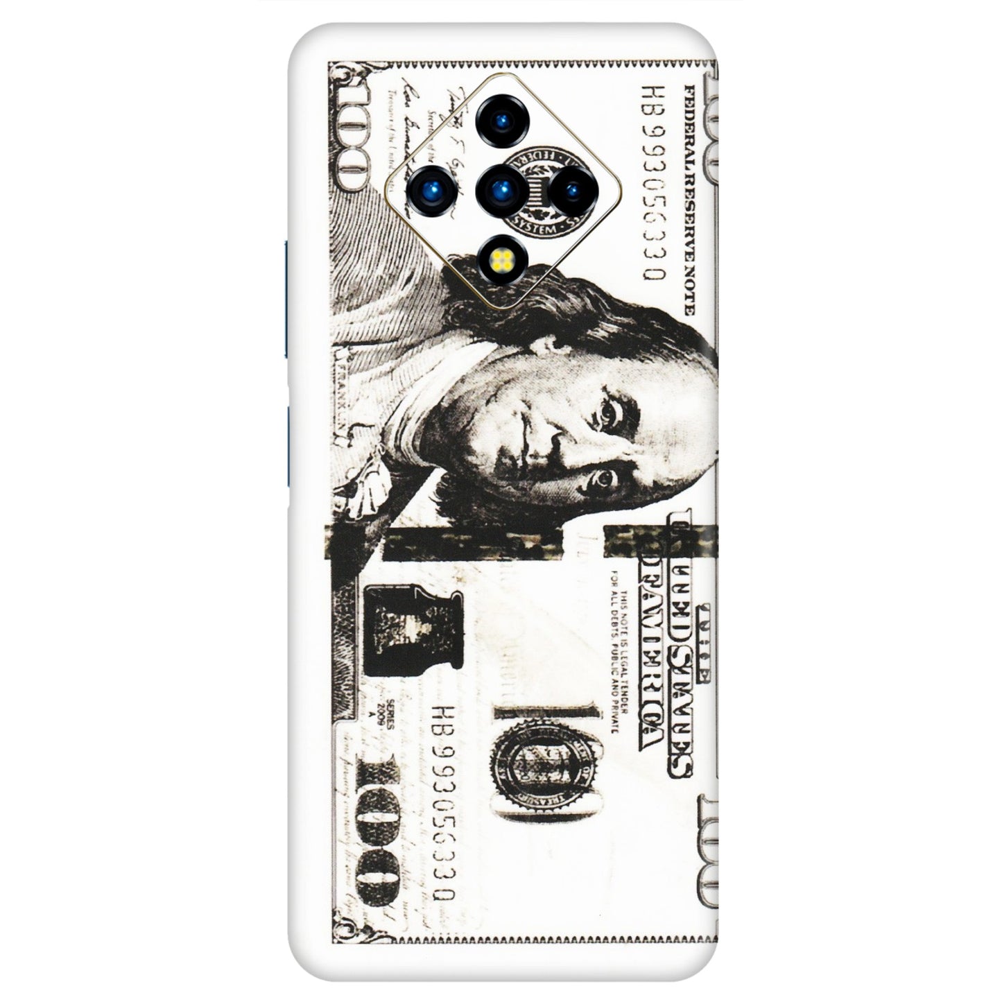 INFINIX Phone Skins (All Models) - 100 Dollar Currency - Transparent Finish (T-01) Infinix Zero 8i