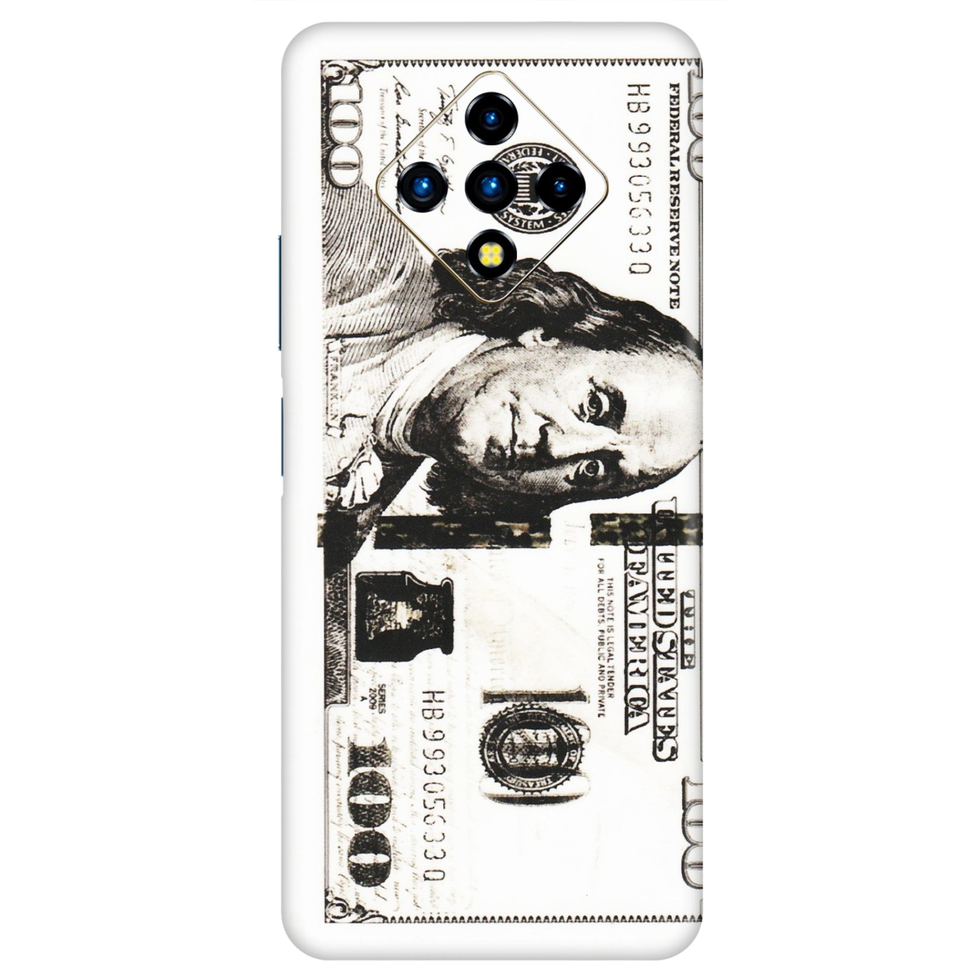 INFINIX Phone Skins (All Models) - 100 Dollar Currency - Transparent Finish (T-01) Infinix Zero 8i