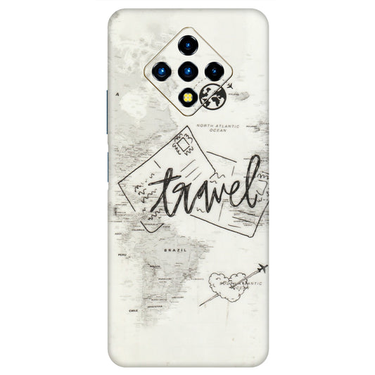 INFINIX Phone Skins (All Models) - Travel Ticket - Transparent Finish (T-06) Infinix Zero 8i