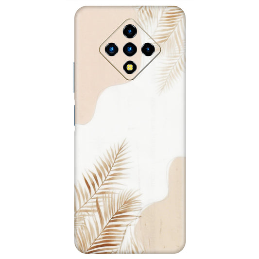 INFINIX Phone Skins (All Models) - Gold Petals Abstract - Transparent Finish (T-08) Infinix Zero 8i