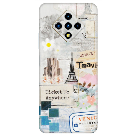 INFINIX Phone Skins (All Models) - Travel Memories - Transparent Finish (T-09) Infinix Zero 8i
