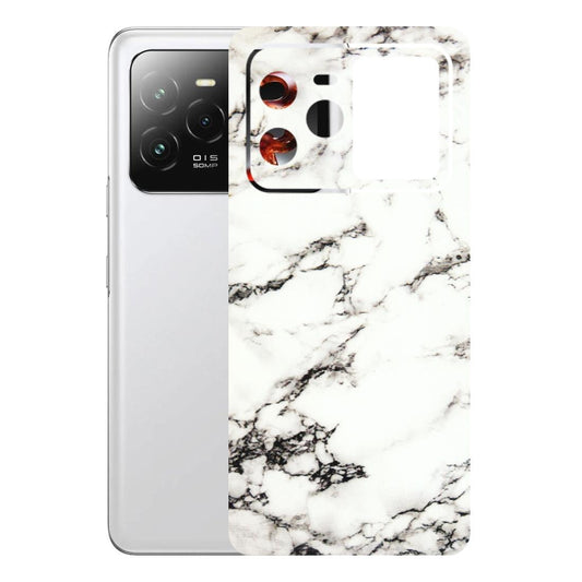 Lava Phone Skins (All Models) - Black and White Marble Texture - 3D Embossed Finish (L-124) LAVA Agni 3 (5G)