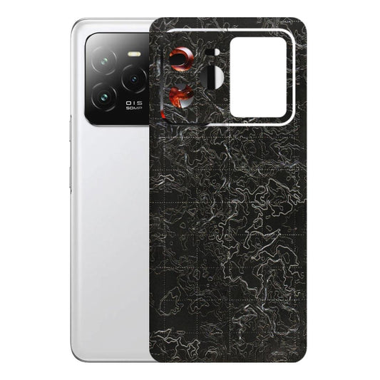 Lava Phone Skins (All Models) - Black map Texture - 3D Embossed Finish (L-201) LAVA Agni 3 (5G)