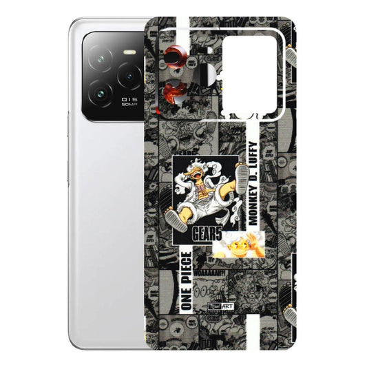 Lava Phone Skins (All Models) - Cuffy Anime MonkeyCamic - 3D Embossed Finish (L-242) LAVA Agni 3 (5G)