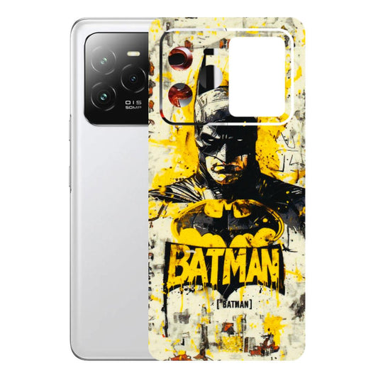 Lava Phone Skins (All Models) - Batman Yellow BT - 3D Embossed Finish (L-304) LAVA Agni 3 (5G)