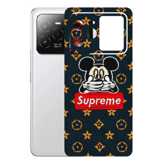Lava Phone Skins (All Models) - Mickey Supreme - Matte Finish (M-83) LAVA Agni 3 (5G)