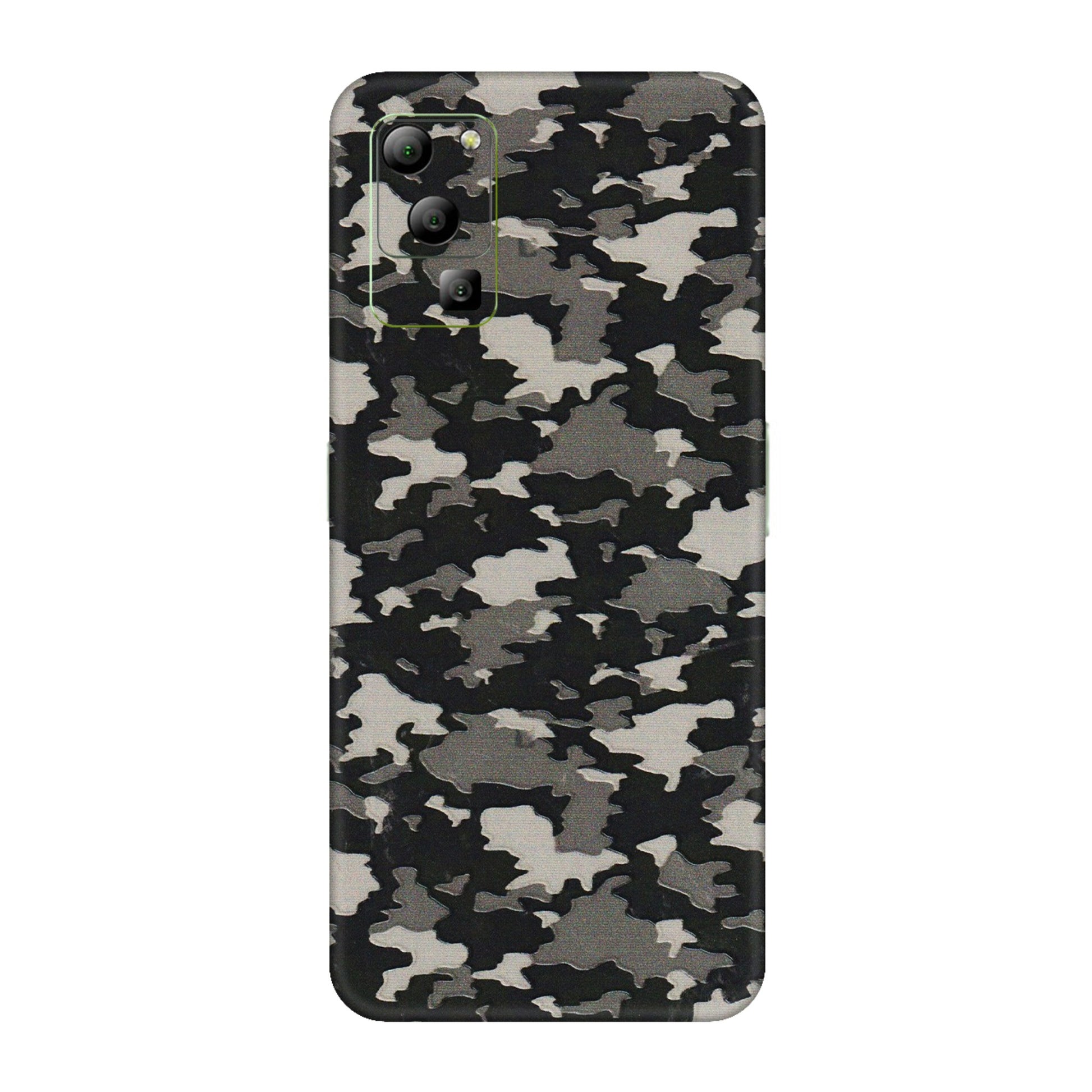 Lava Phone Skins (All Models) - Black/Grey Camoflaunge - 3D Embossed Finish (L-142) LAVA Blaze (5G)