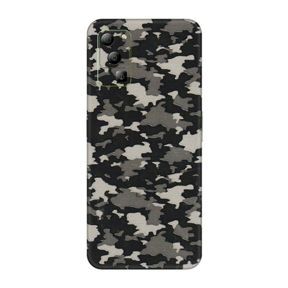 Lava Phone Skins (All Models) - Black/Grey Camoflaunge - 3D Embossed Finish (L-142) LAVA Blaze (5G)