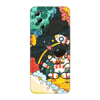 Lava Phone Skins (All Models) - Astronauts & Spaceship - 3D Embossed Finish (L-145) LAVA Blaze (5G)