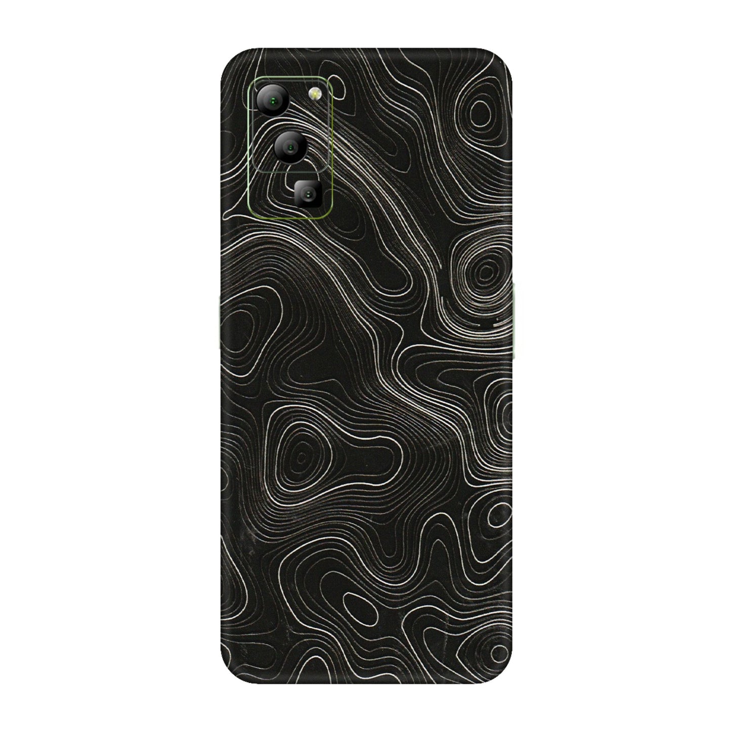 Lava Phone Skins (All Models) - Black Swirl - 3D Embossed Finish (L-196) LAVA Blaze (5G)