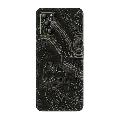 Lava Phone Skins (All Models) - Black Swirl - 3D Embossed Finish (L-196) LAVA Blaze (5G)