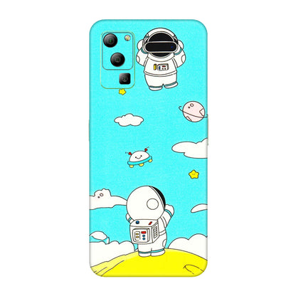 Lava Phone Skins (All Models) - Blue Skies Astro Float - 3D Embossed Finish (L-230) LAVA Blaze (5G)
