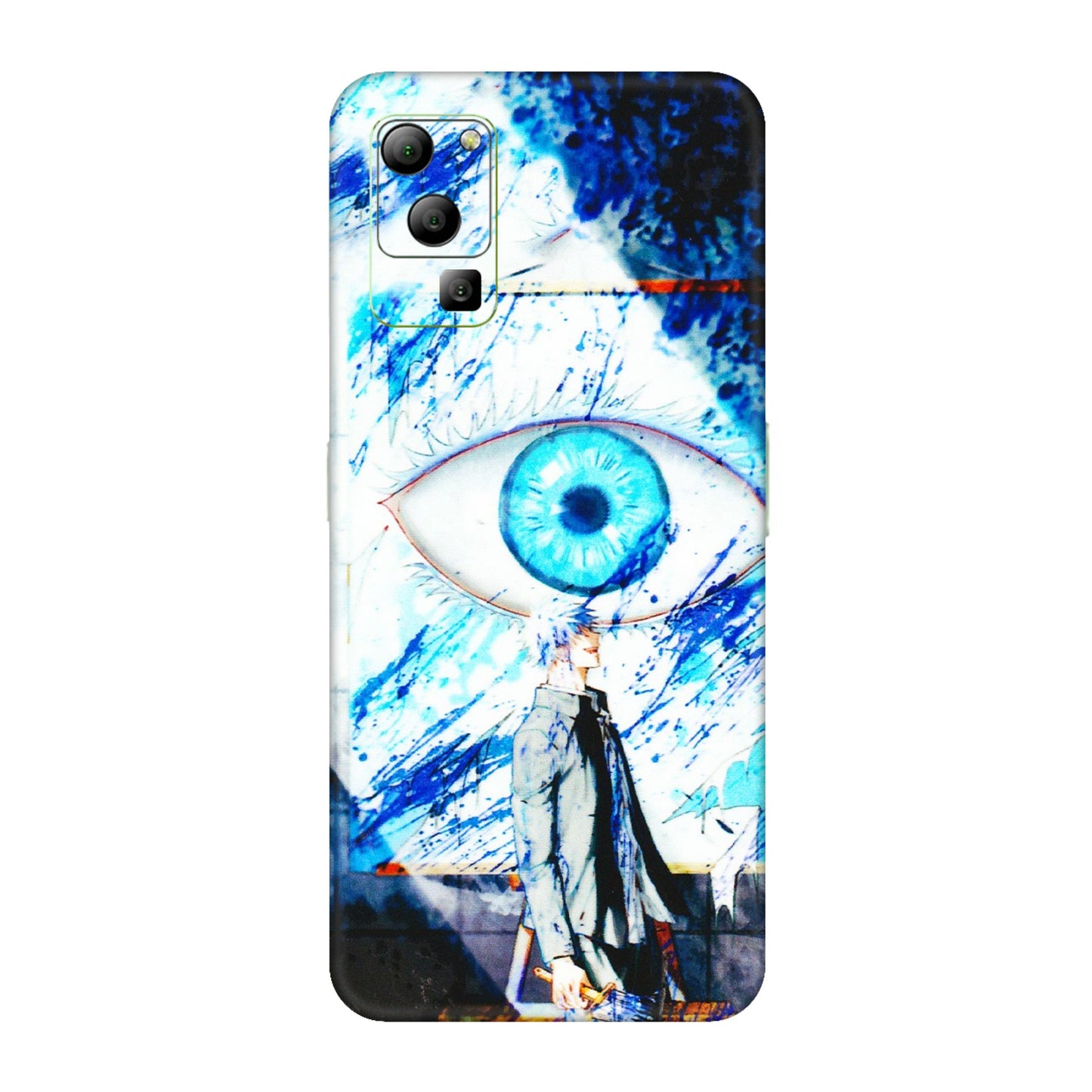 Lava Phone Skins (All Models) - Gojo Satoru evil eye - 3D Embossed Finish (L-239) LAVA Blaze (5G)