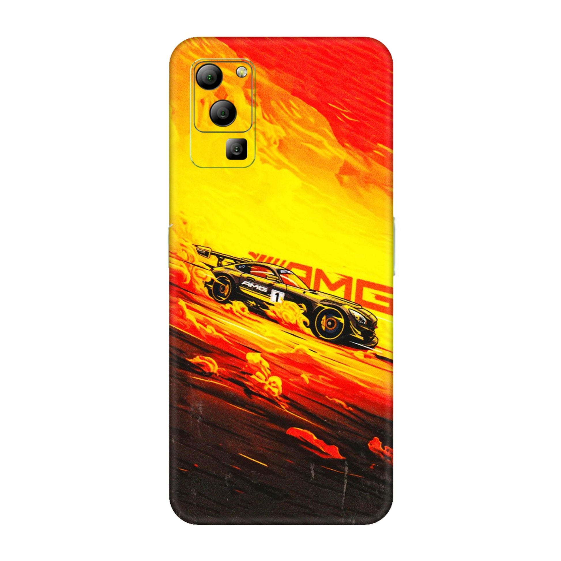 Lava Phone Skins (All Models) - AMG Car Speed Cover - 3D Embossed Finish (L-256) LAVA Blaze (5G)