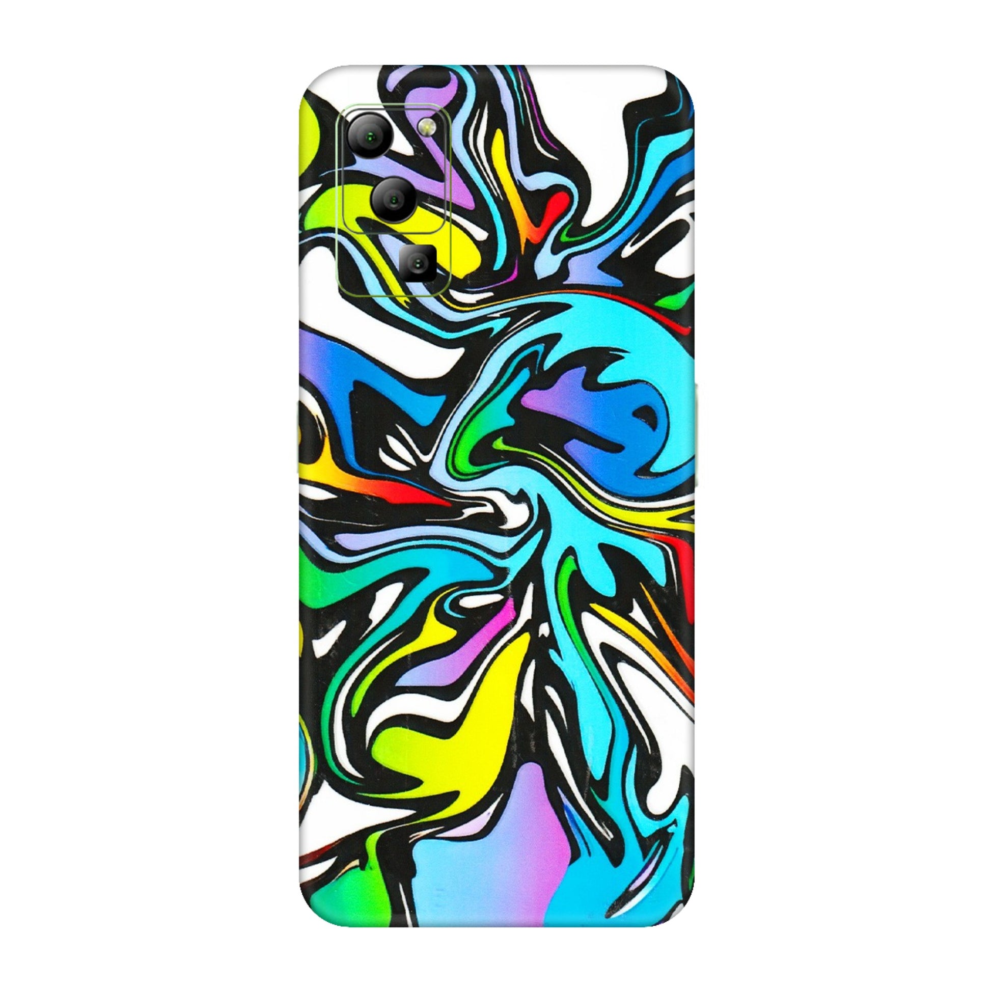 Lava Phone Skins (All Models) - Abstract Colour Paints - 3D Embossed Finish (L-271) LAVA Blaze (5G)
