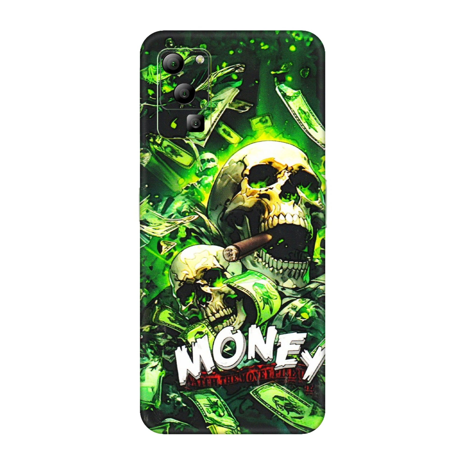 Lava Phone Skins (All Models) - Skull Money - 3D Embossed Finish (L-303) LAVA Blaze (5G)