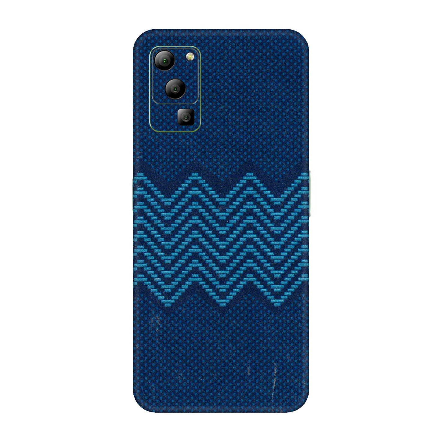 Lava Phone Skins (All Models) - Blue Sober Waves - 3D Embossed Finish (L-306) LAVA Blaze (5G)