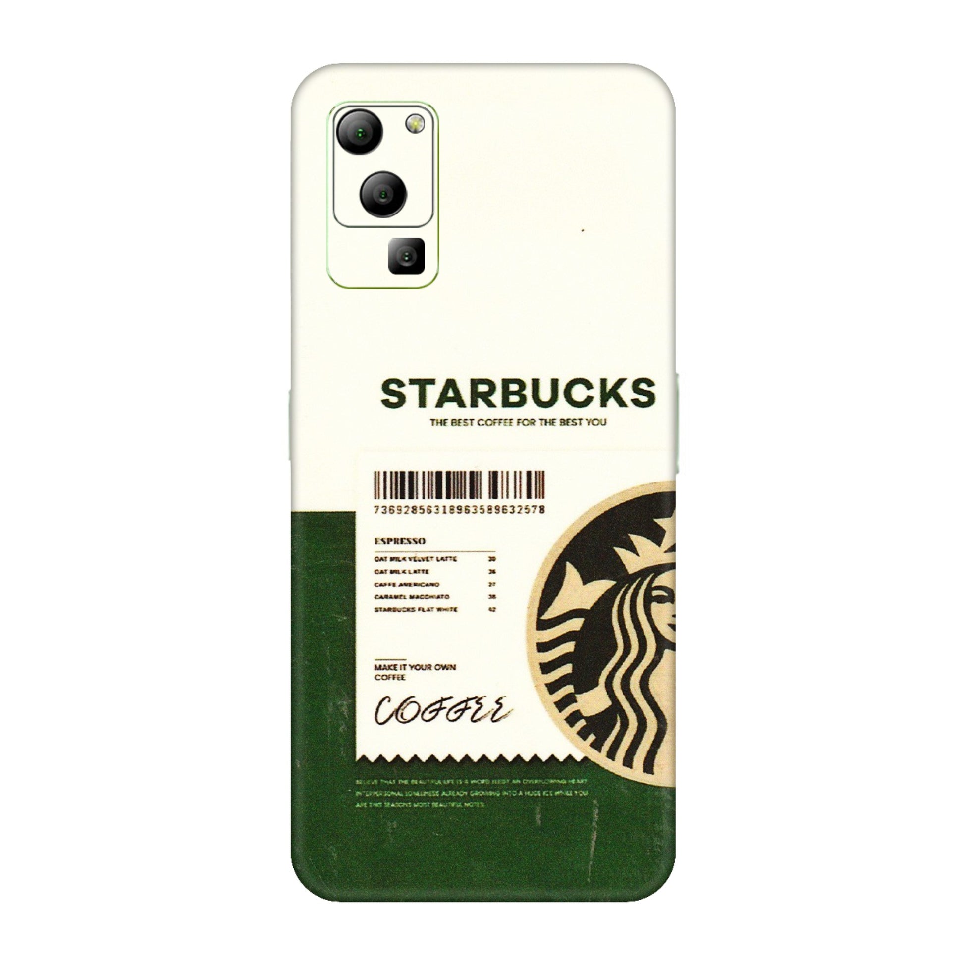 Lava Phone Skins (All Models) - Starbucks Barcode - 3D Embossed Finish (L-308) LAVA Blaze (5G)
