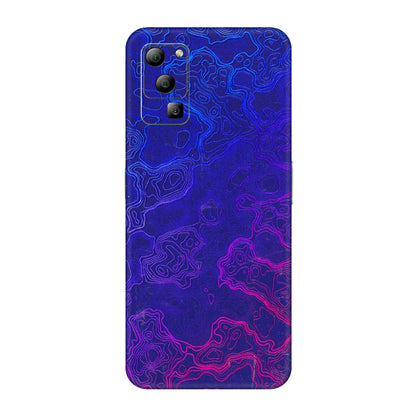 Lava Phone Skins (All Models) - Purple Ripples Swirl - 3D Embossed Finish (L-314) LAVA Blaze (5G)