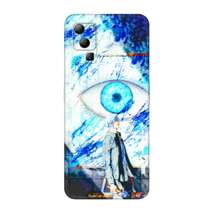 Lava Phone Skins (All Models) - Anime Sea Blue Eye - 3D Embossed Finish (L-318) LAVA Blaze (5G)