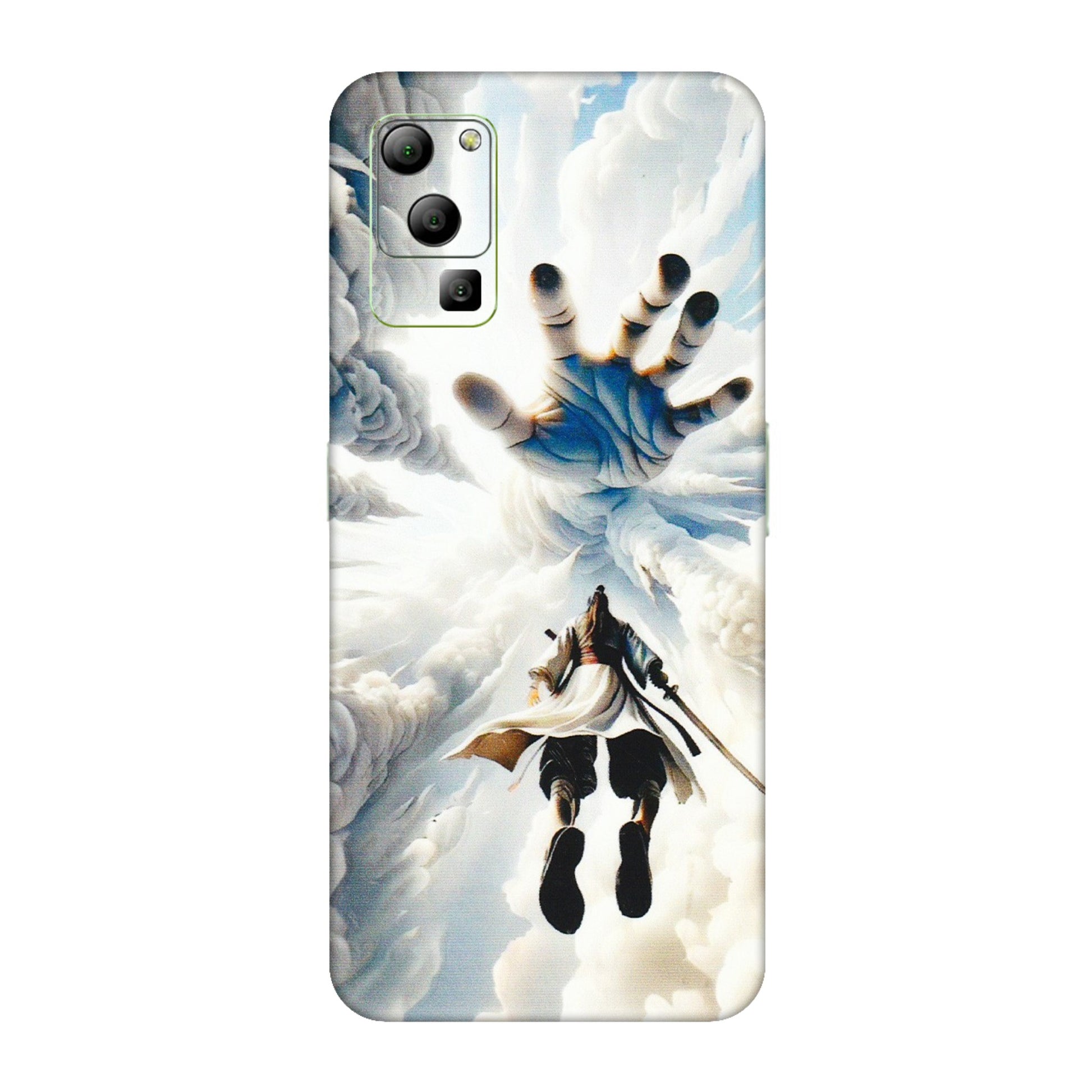 Lava Phone Skins (All Models) - Big Hand With Monkey King - 3D Embossed Finish (L-323) LAVA Blaze (5G)