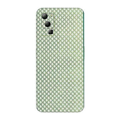 Lava Phone Skins (All Models) - Gucci Fabric Pattern - 3D Embossed Finish (L-73) LAVA Blaze (5G)