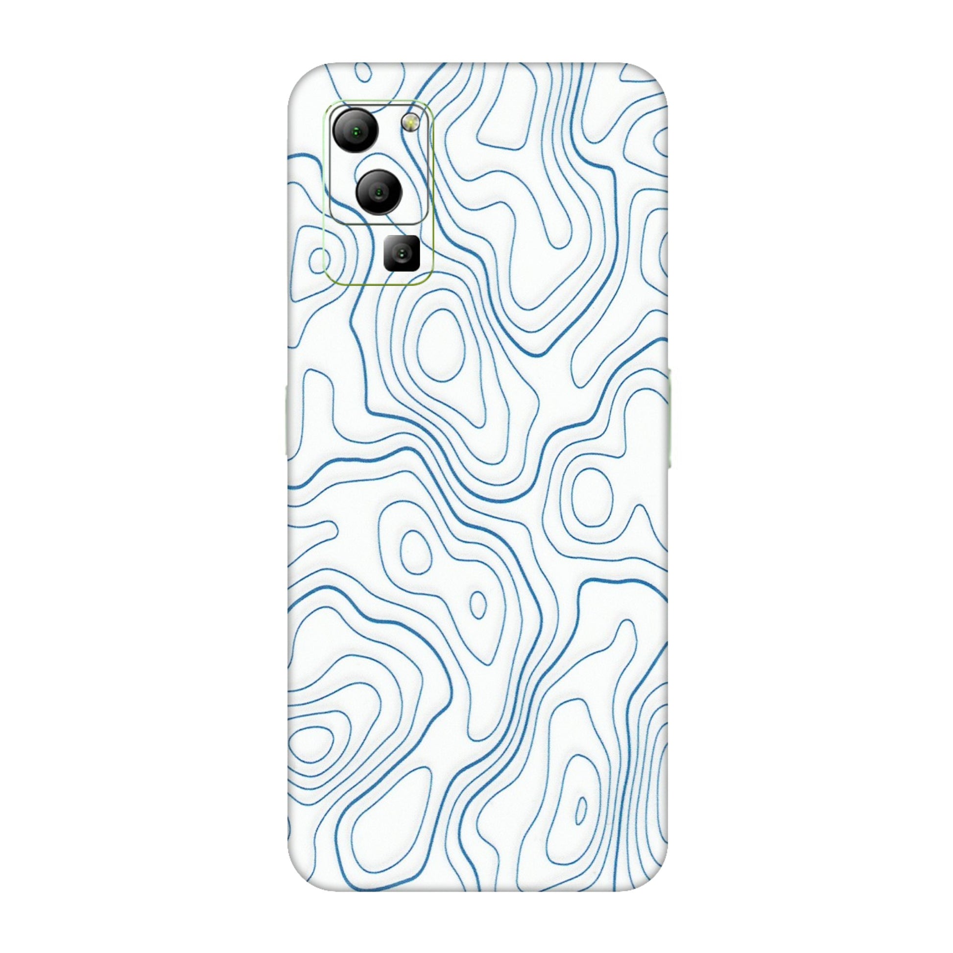 Lava Phone Skins (All Models) - Blue And White Swirls - Matte Finish (M-139) LAVA Blaze (5G)