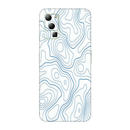 Lava Phone Skins (All Models) - Blue And White Swirls - Matte Finish (M-139) LAVA Blaze (5G)