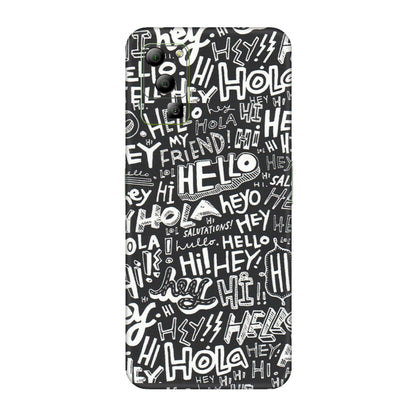 Lava Phone Skins (All Models) - Hi Hello Doodles - Matte Finish (M-25) LAVA Blaze (5G)