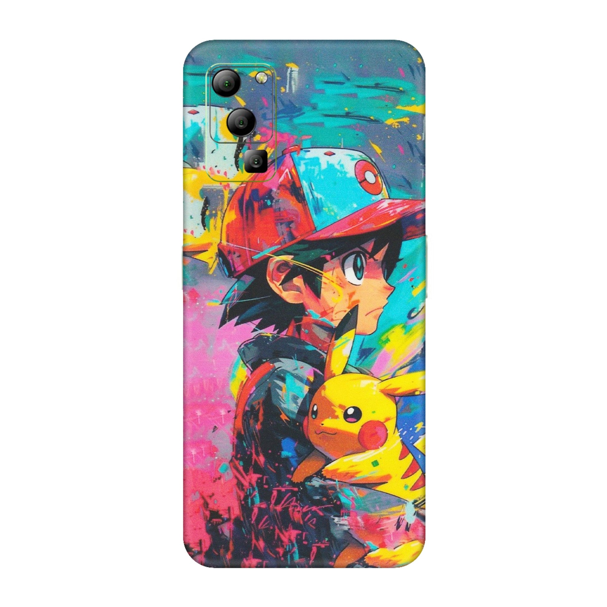 Lava Phone Skins (All Models) - Ash & Pikachu - Matte Finish (M-26) LAVA Blaze (5G)
