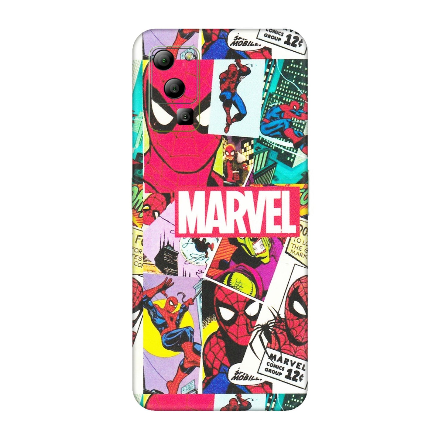Lava Phone Skins (All Models) - Marvel Comic Spiderman Grafitti - Matte Finish (M-72) LAVA Blaze (5G)